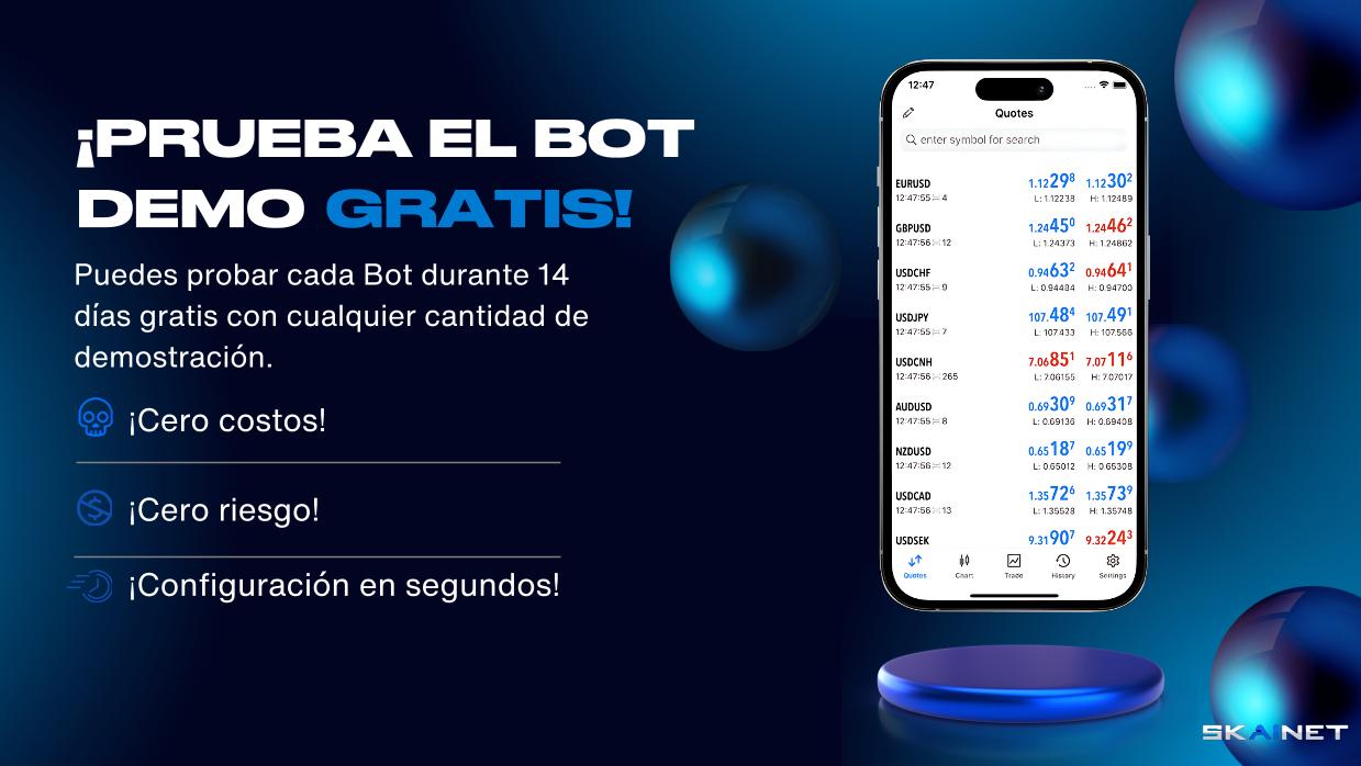 ¡PRUEBE EL BOT DEMO GRATIS!